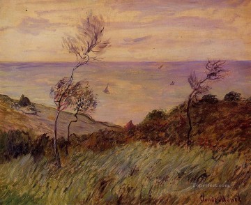  acantilados Arte - Los acantilados de Varengeville Ráfaga de viento Claude Monet